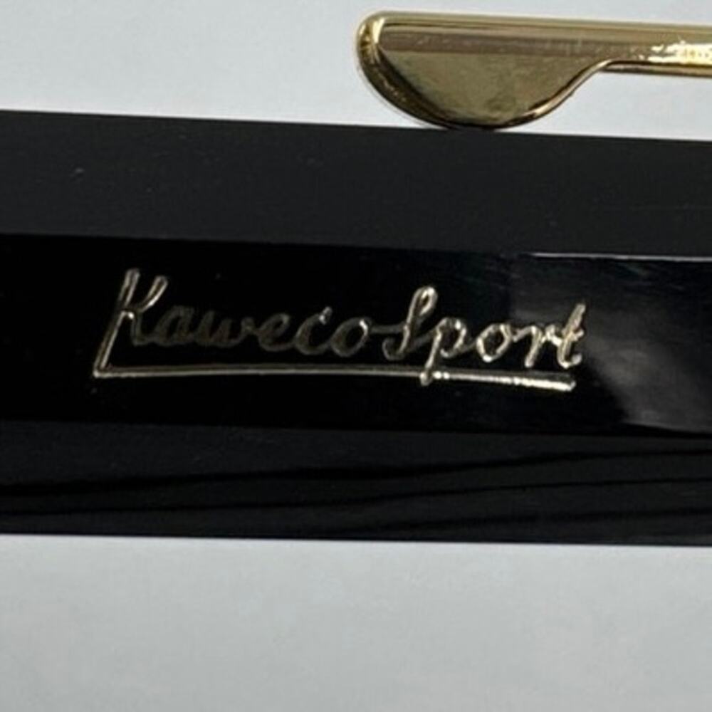 Kaweco Classic Sport Fountain Pen Black Gold Nib Pocket Royal Blue Ink Set EUC - Picture 4 of 6